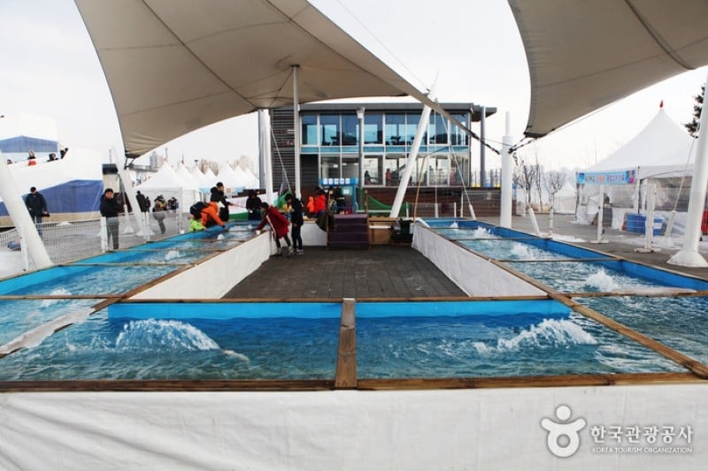 纛島漢江公園雪橇場