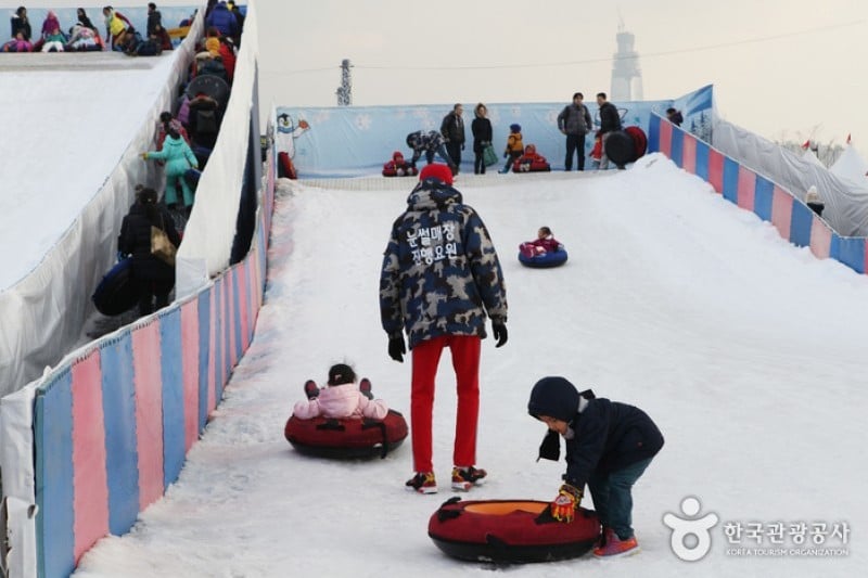 纛島漢江公園雪橇場