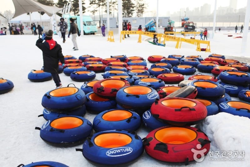 纛島漢江公園雪橇場