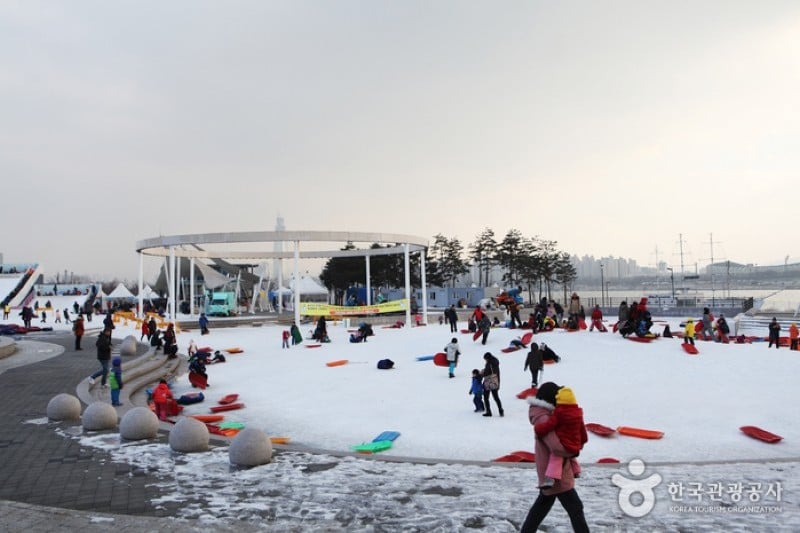 纛島漢江公園雪橇場