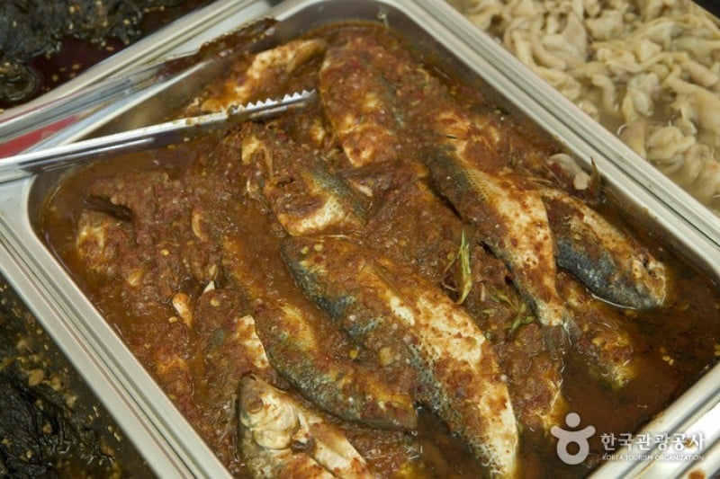 札嘎其市場食品部