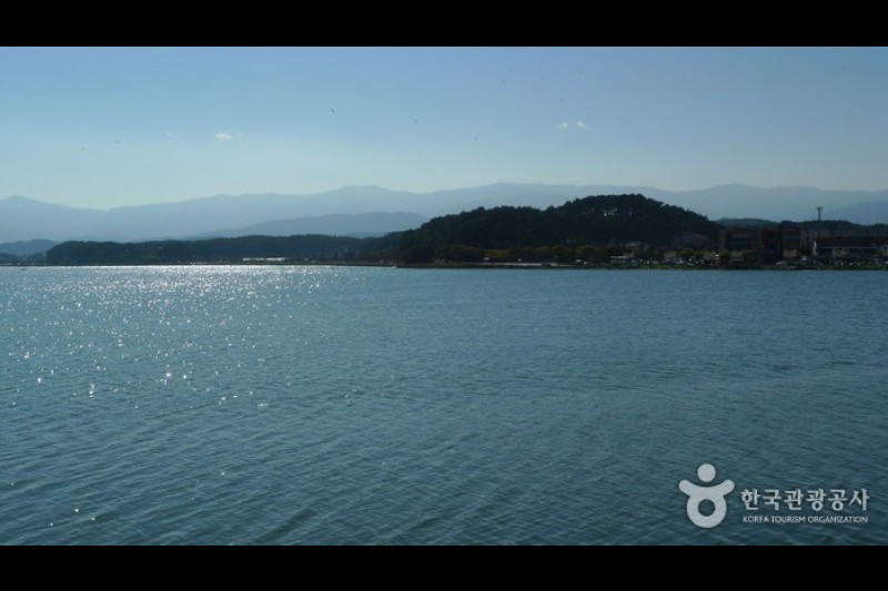 江陵鏡浦海邊