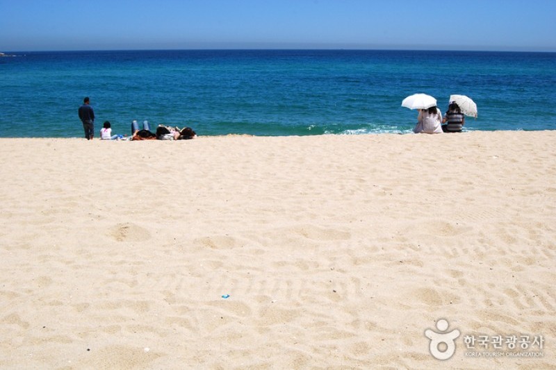 江陵鏡浦海邊