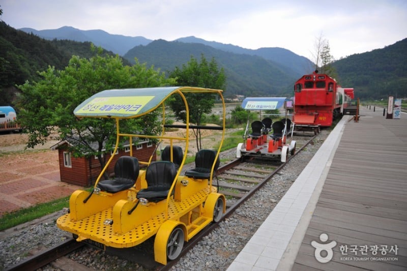 旌善AURAJI鐵路自行車 (1/14)