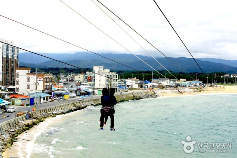 牛沿海邊漁村滑翔體驗(海上飛蝶) 소돌해변 스카이어촌체험(아라나비) (6/10)
