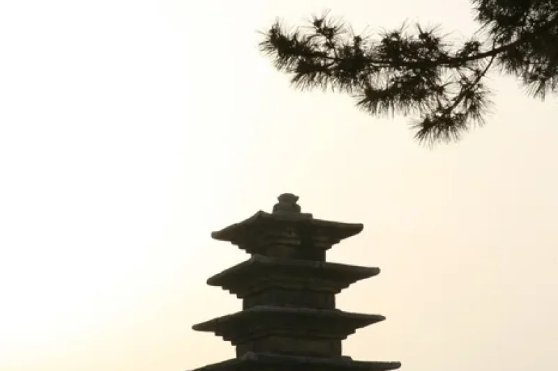 益山王宮裡五層石塔익산 왕궁리 오층석탑
