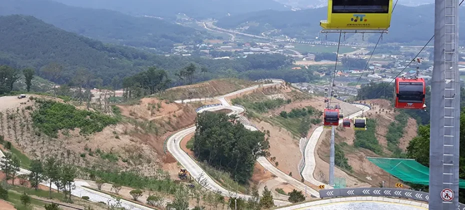 仁川江華島人氣體驗團 :Mega滑板車 + 觀光纜車 + 來回交通車輛