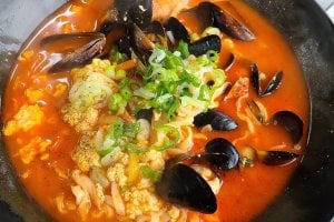 江門海鮮刀切麪