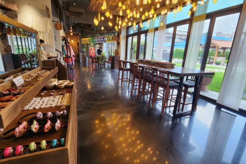 江華裡子(佈料)體驗館